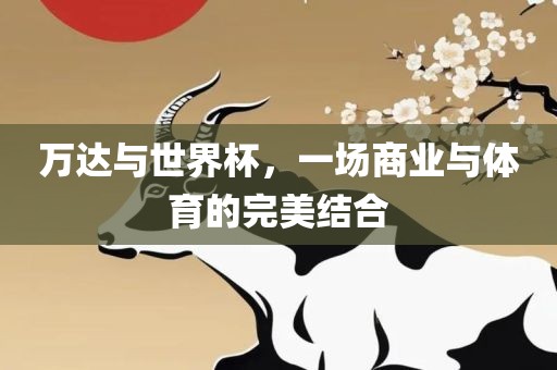 万达与世界杯，一场商业与体育的完美结合宁夏金凯胜工贸有限公司